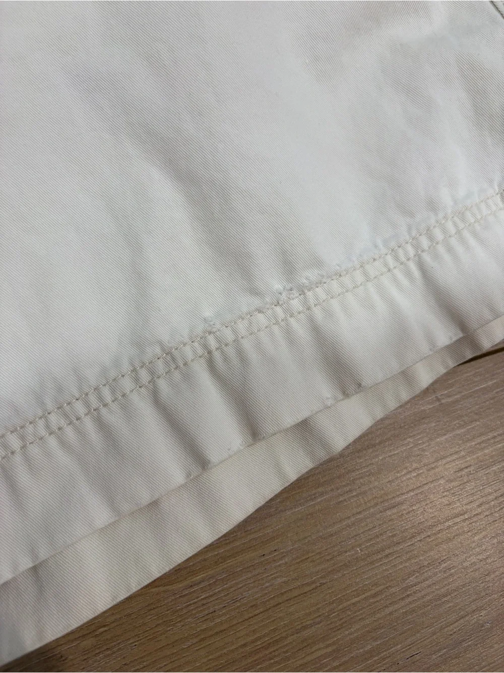 Kahala Men's Flat Front Cotton Shorts in Cream